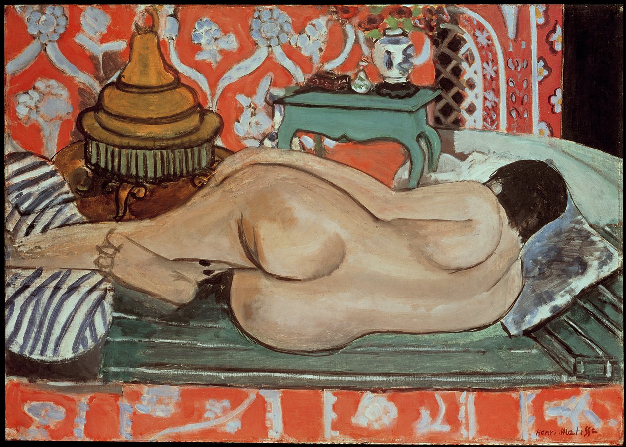 Liggende nøgen, ryg af Henri Matisse