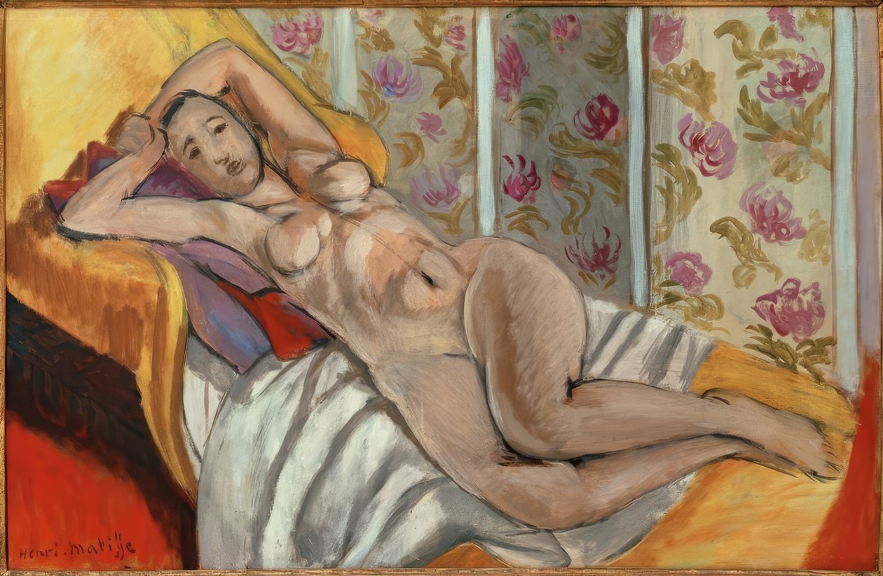 Liggende nøgen af Henri Matisse