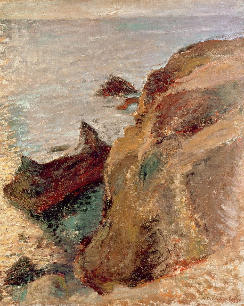 Klipper og havet af Henri Matisse