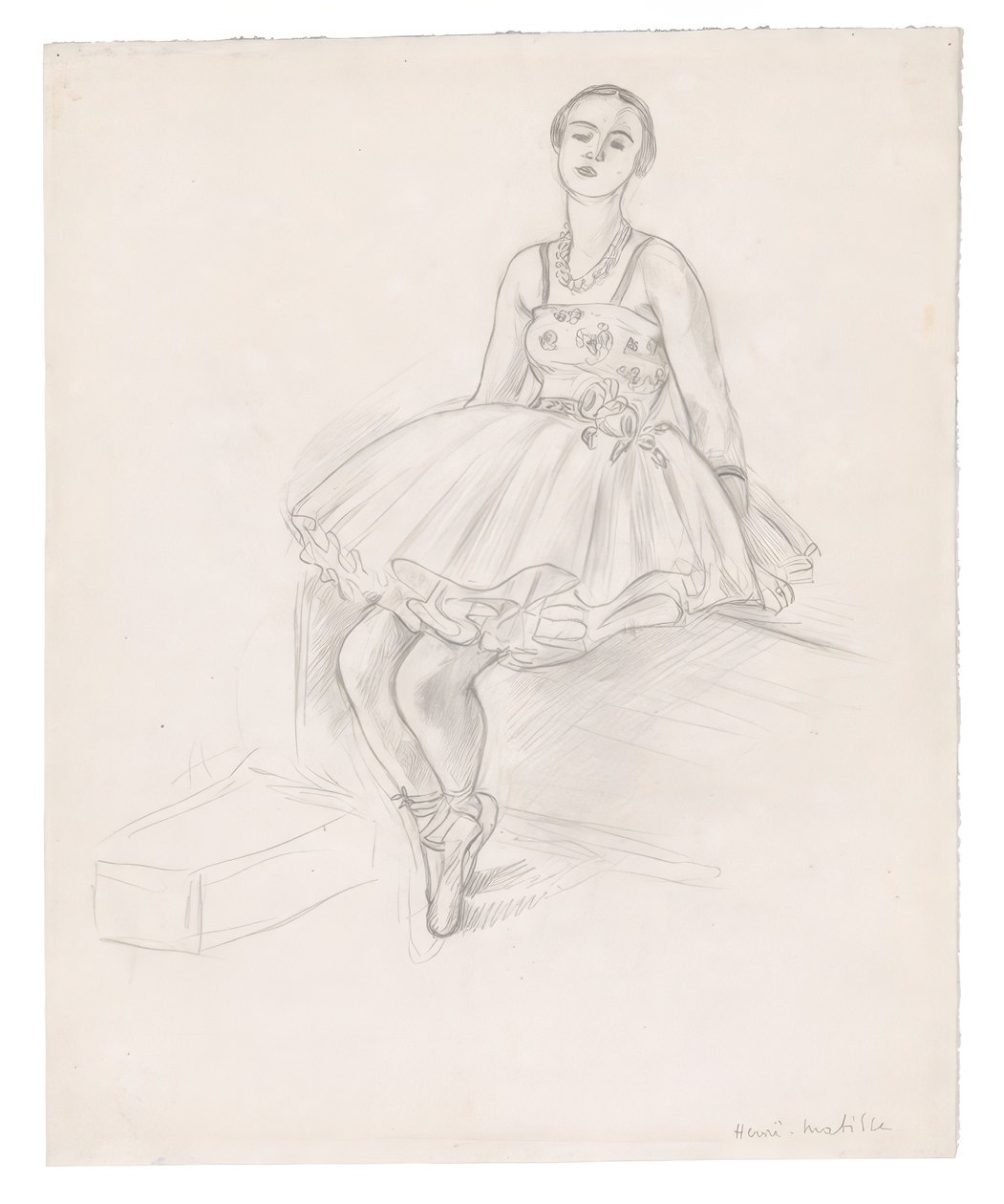 Siddende danser af Henri Matisse