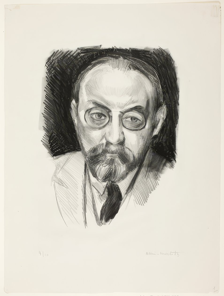 Selvportræt af Henri Matisse
