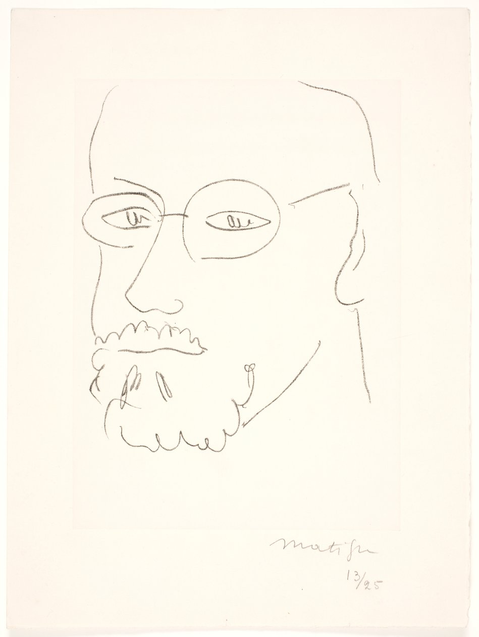 Selvportræt af Henri Matisse