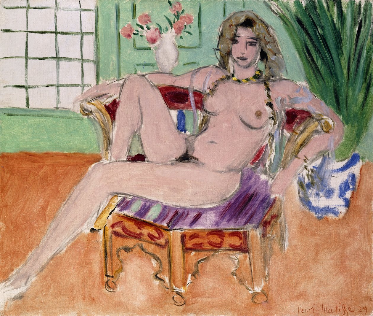 Siddende odalisque af Henri Matisse