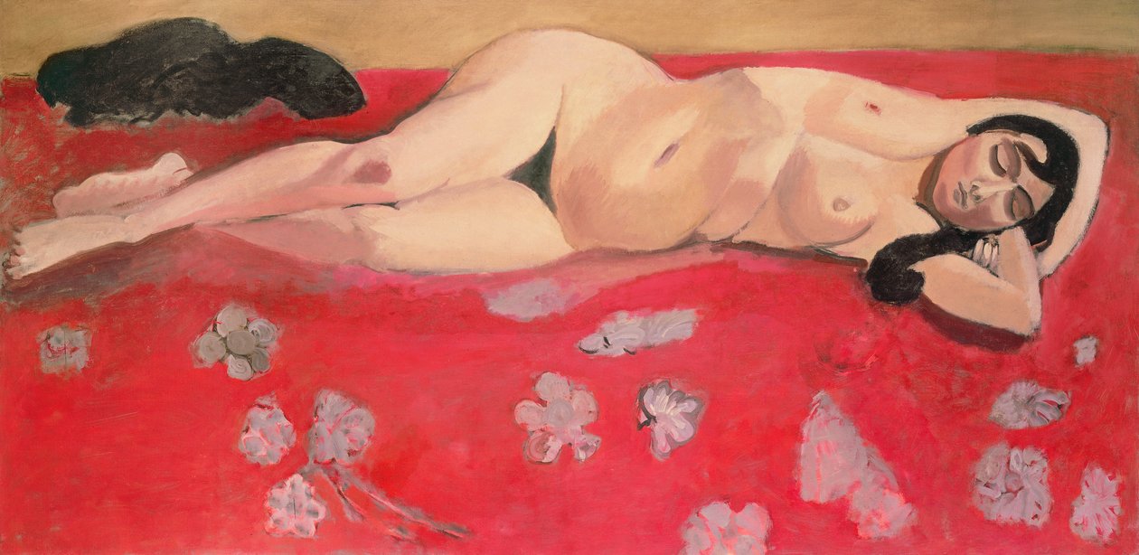 Sovende nøgen af Henri Matisse