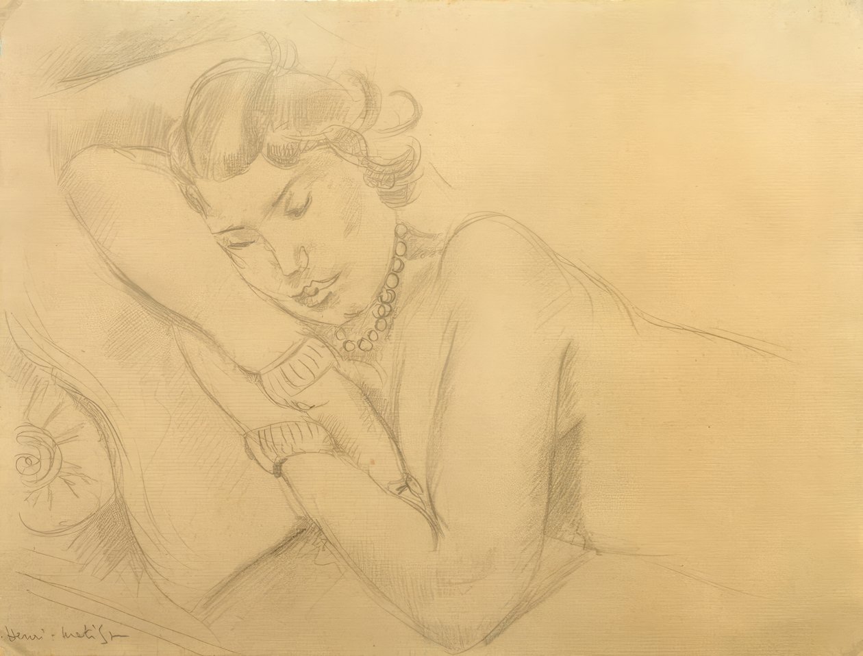 Sovende kvinde af Henri Matisse