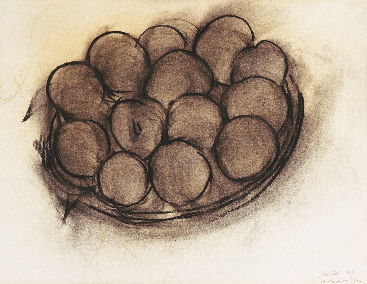 Stilleben med æbler; Nature Morte aux Pommes af Henri Matisse