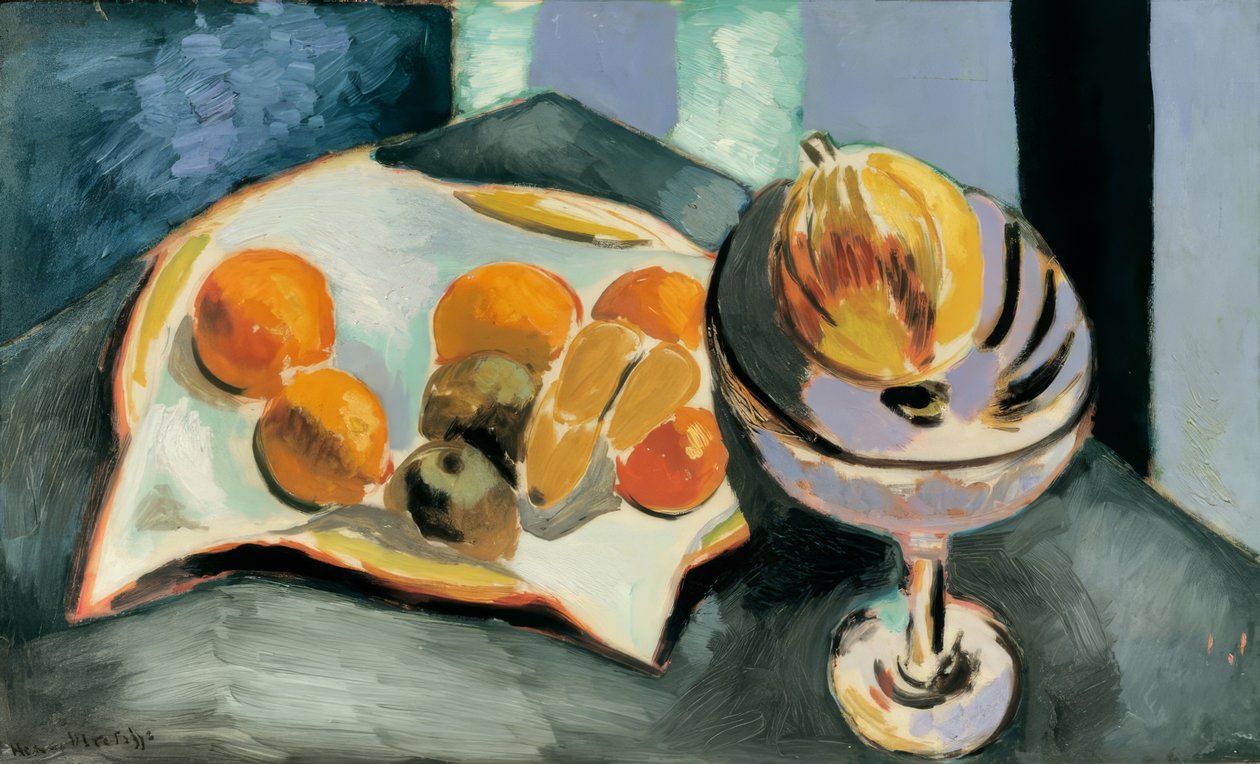 Stilleben med frugt af Henri Matisse