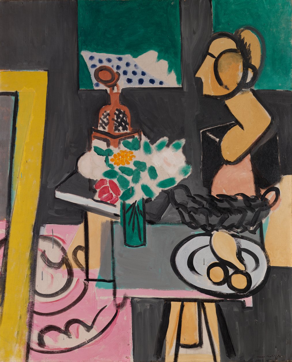 Stilleben med kalebasser (Nature morte aux coloquintes) af Henri Matisse