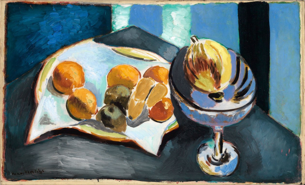 Stilleben med frugter af Henri Matisse