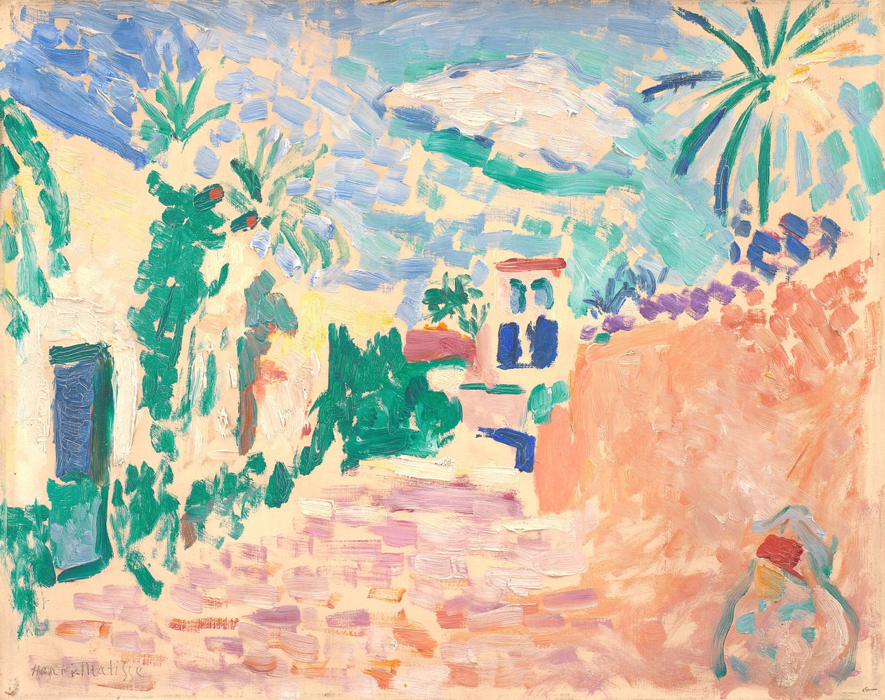 Gade i Biskra, Algeriet af Henri Matisse