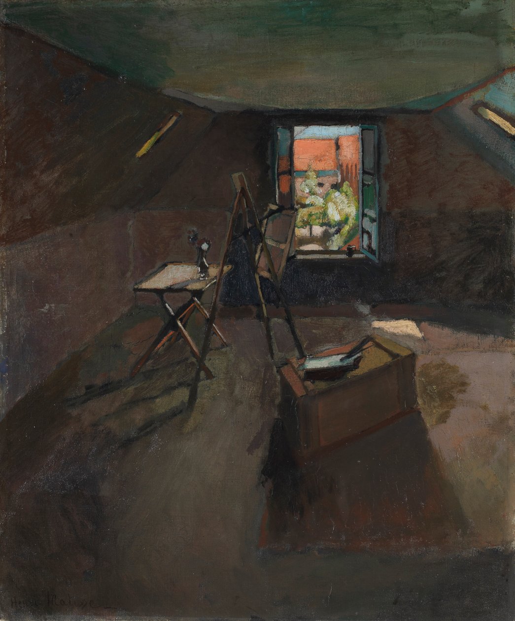 Studio under the Eaves, ca. 1903 (olie på lærred) af Henri Matisse