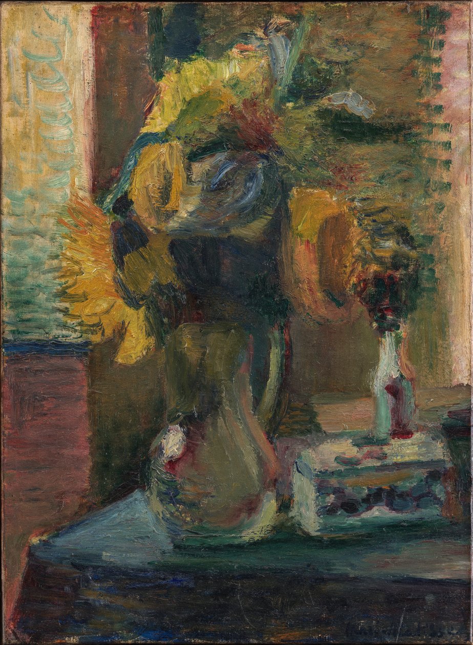 Solsikker i en vase af Henri Matisse
