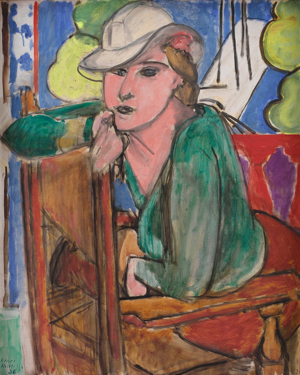 Den grønne bluse af Henri Matisse