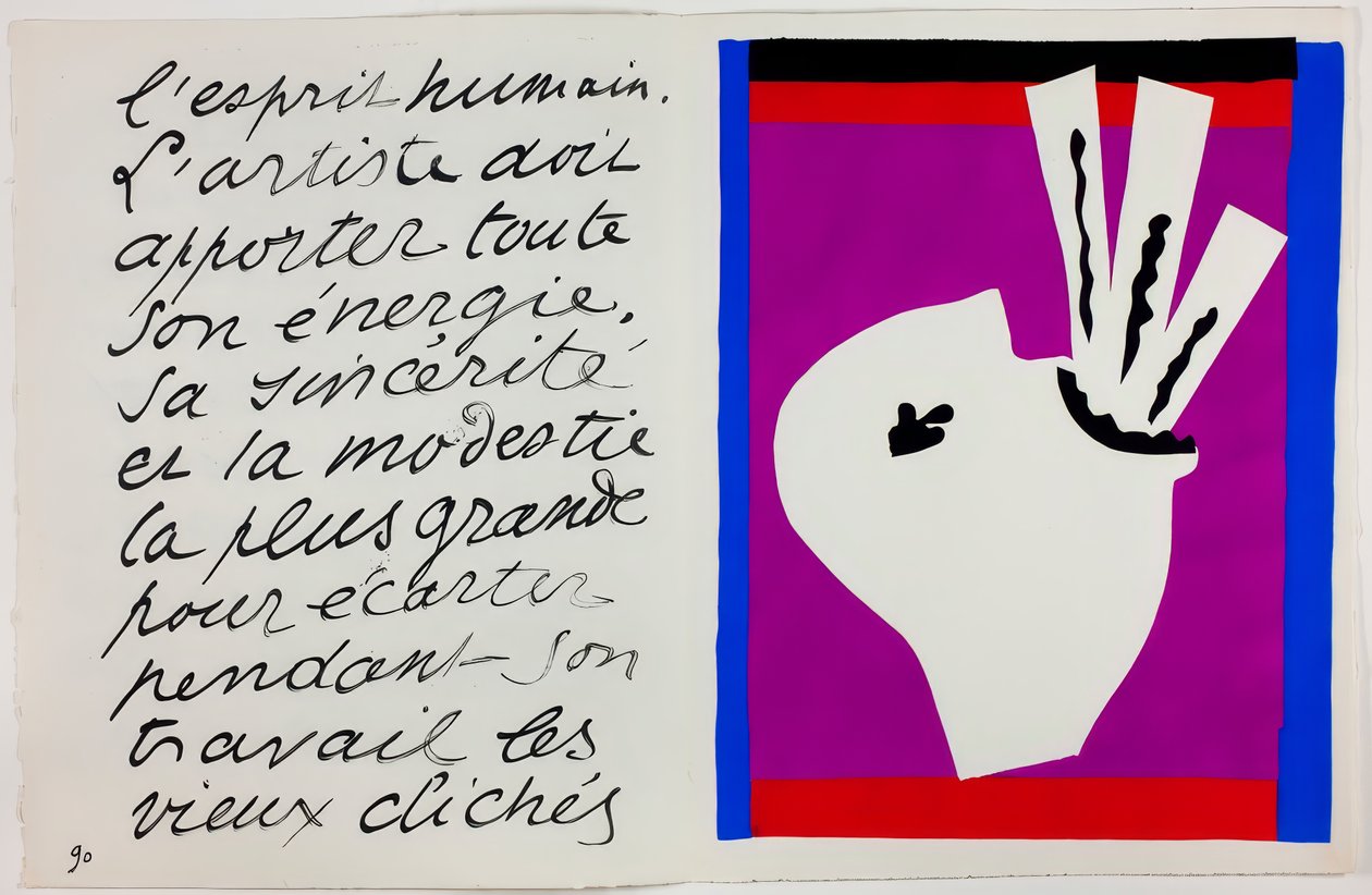 The Sword Swallower, fra Jazz af Henri Matisse