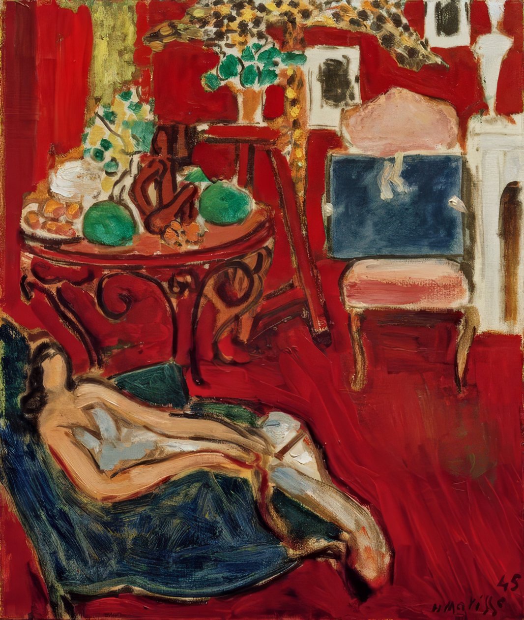 Den blå kunstmappe af Henri Matisse