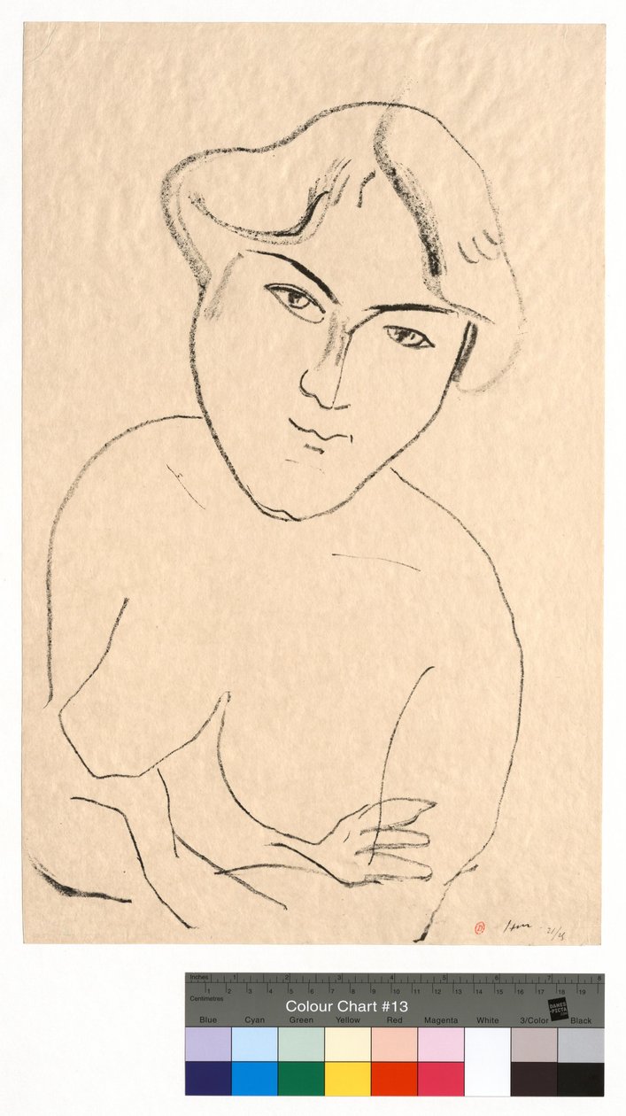 Torso med korslagte arme af Henri Matisse