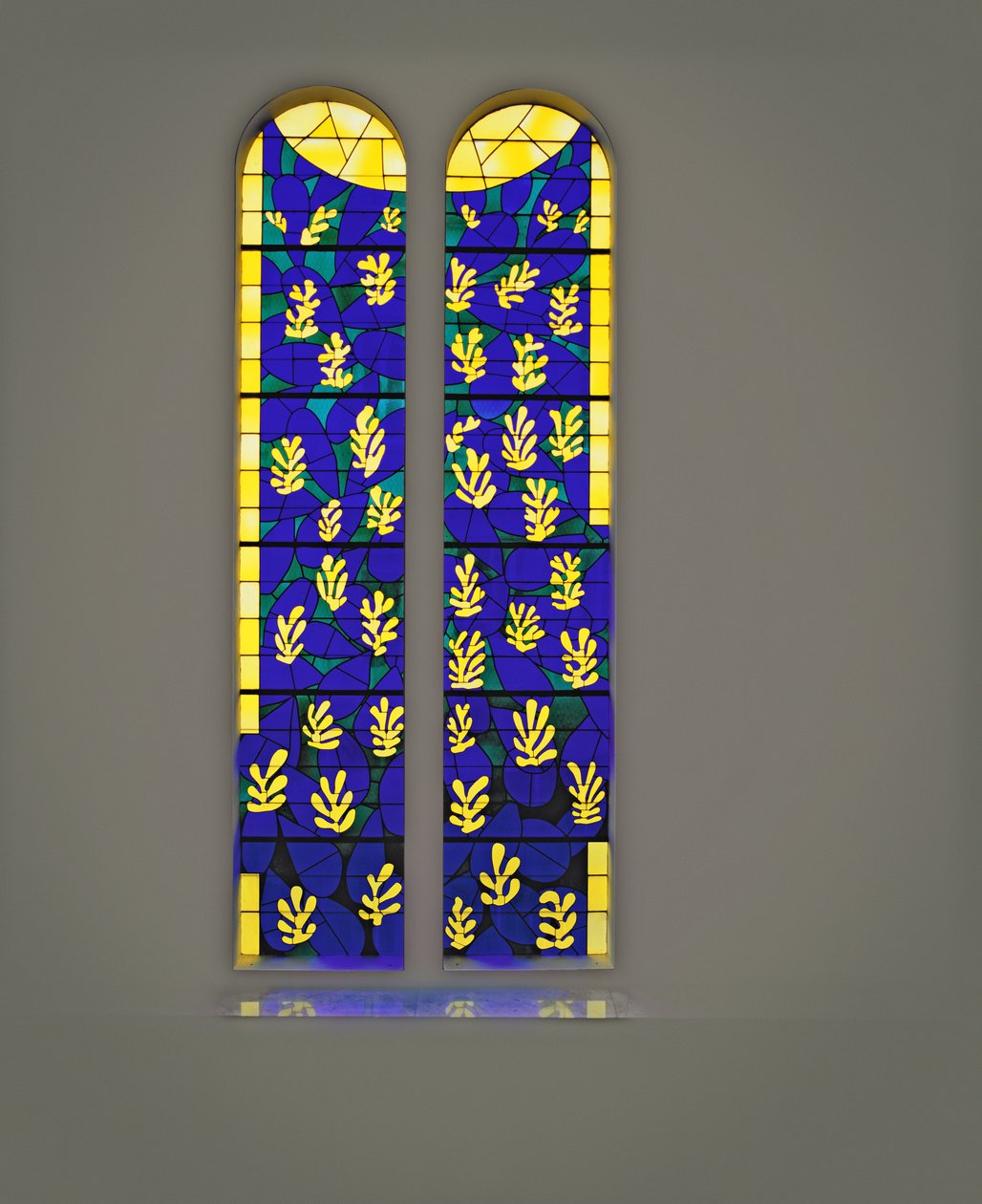 Livets træ i farvet glas, Rosenkransens kapel, Vence af Henri Matisse