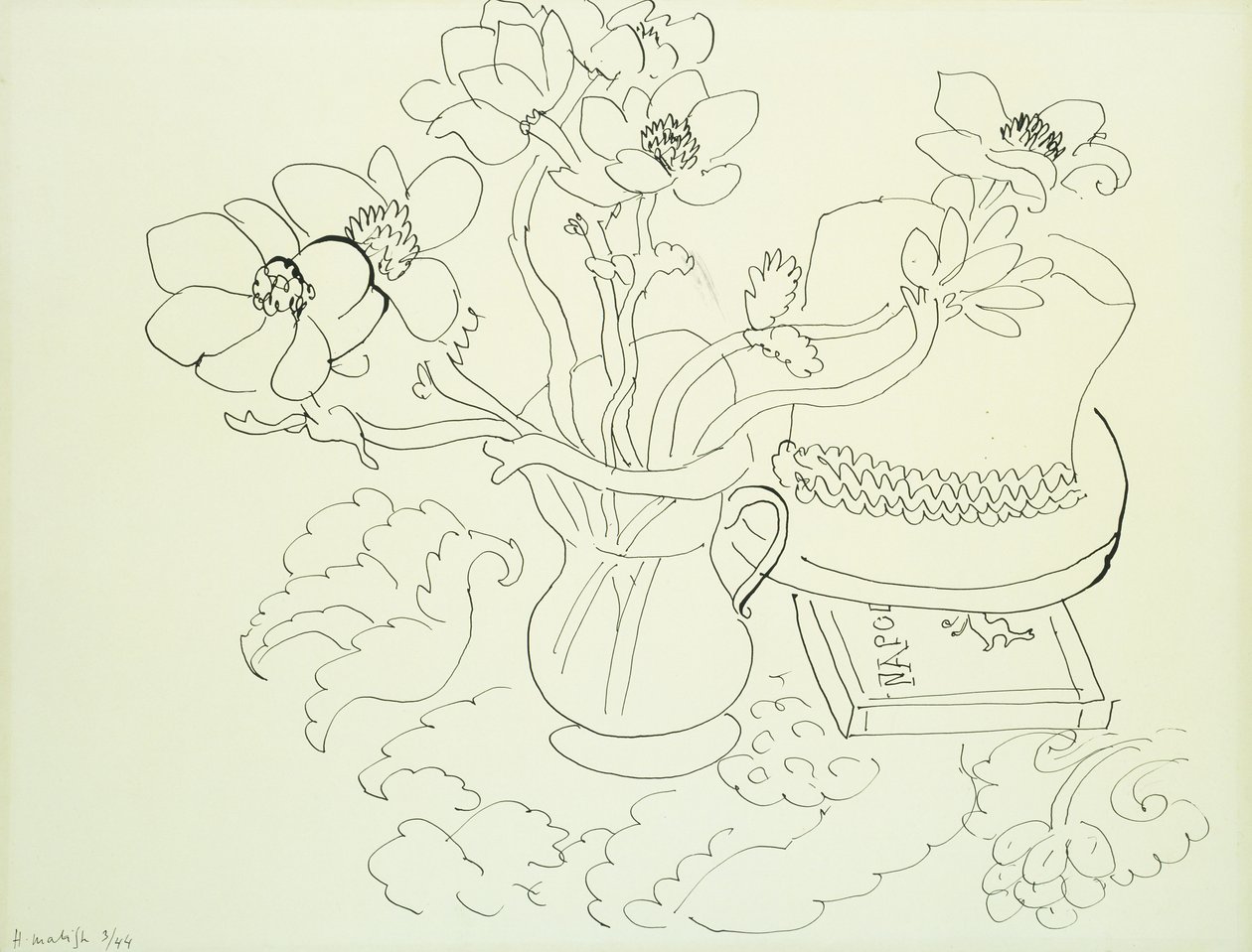 Anemone-vase af Henri Matisse