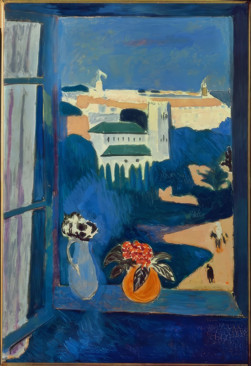 Udsigt fra et vindue i Tanger af Henri Matisse