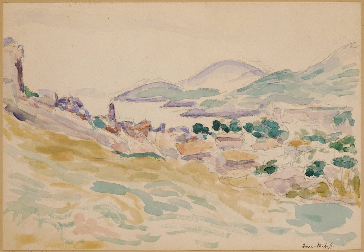 Udsigt over Collioure af Henri Matisse