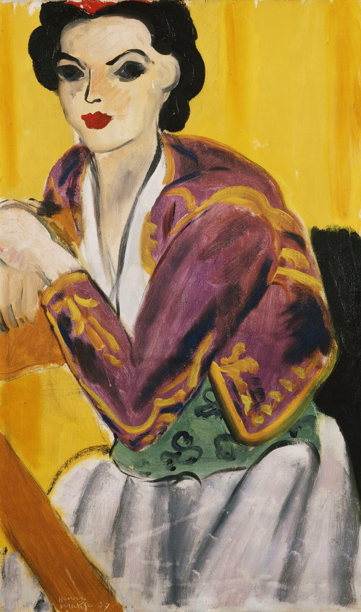 Violet Bolero 1937 (olie på lærred) af Henri Matisse