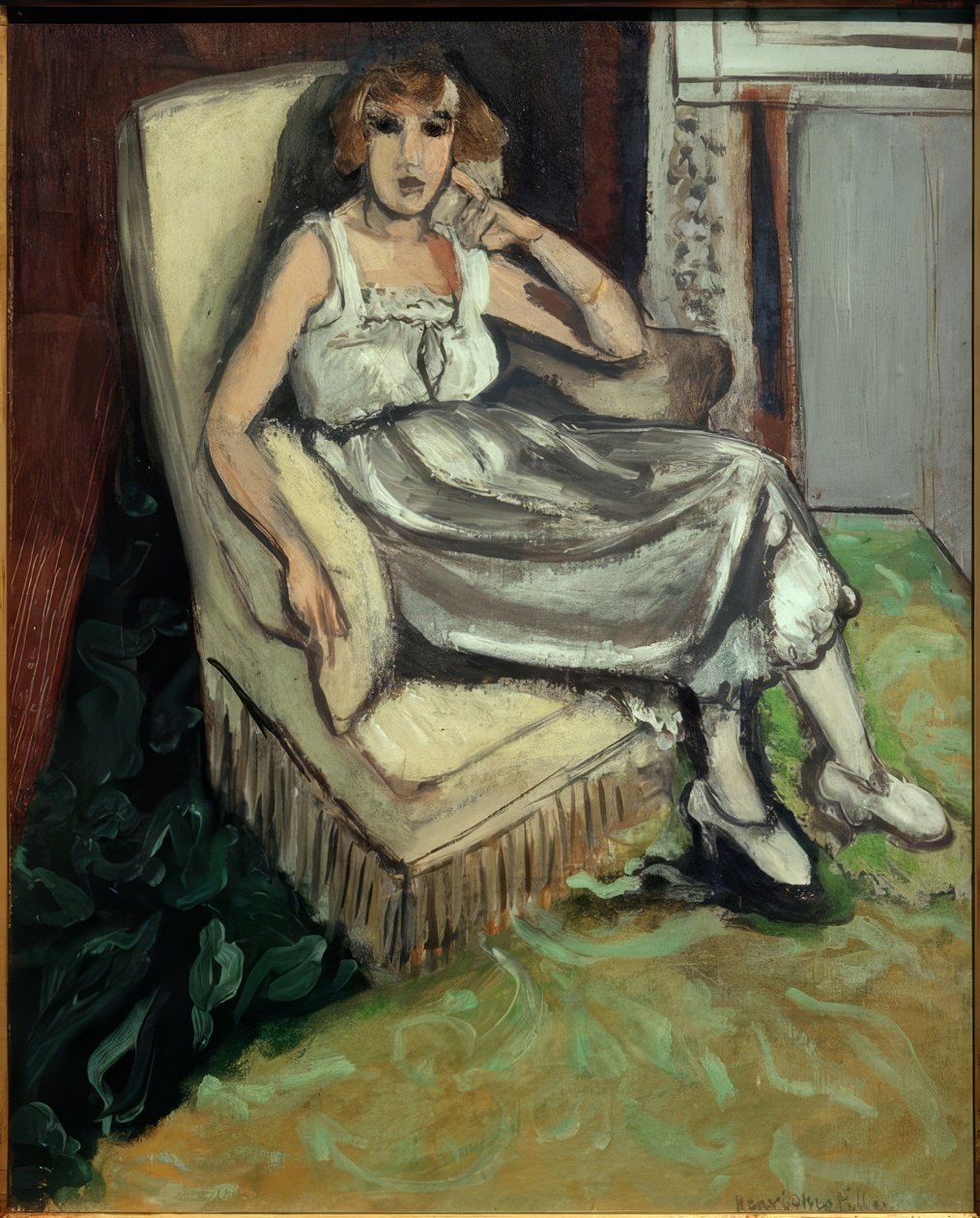 Kvinde i en lænestol af Henri Matisse