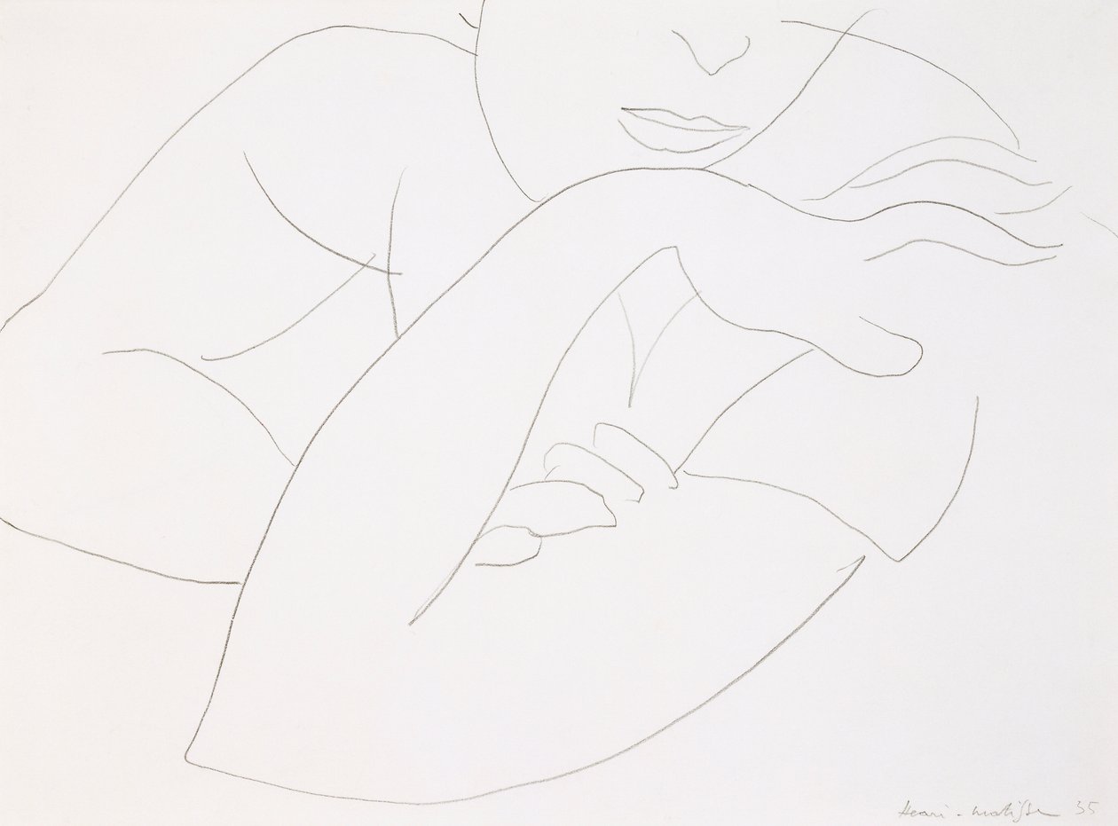 Kvinde med korslagte arme af Henri Matisse