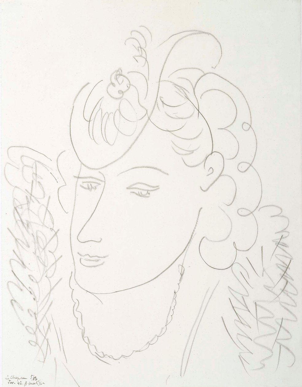 Kvinde med hat af Henri Matisse