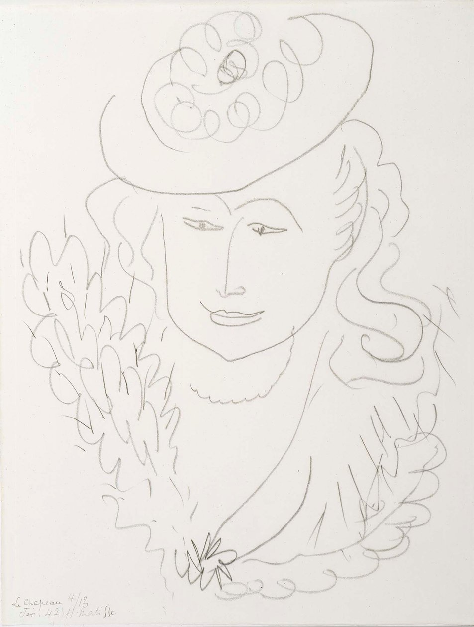 Kvinde med hat af Henri Matisse