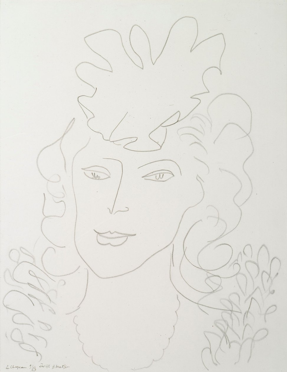 Kvinde med hat af Henri Matisse