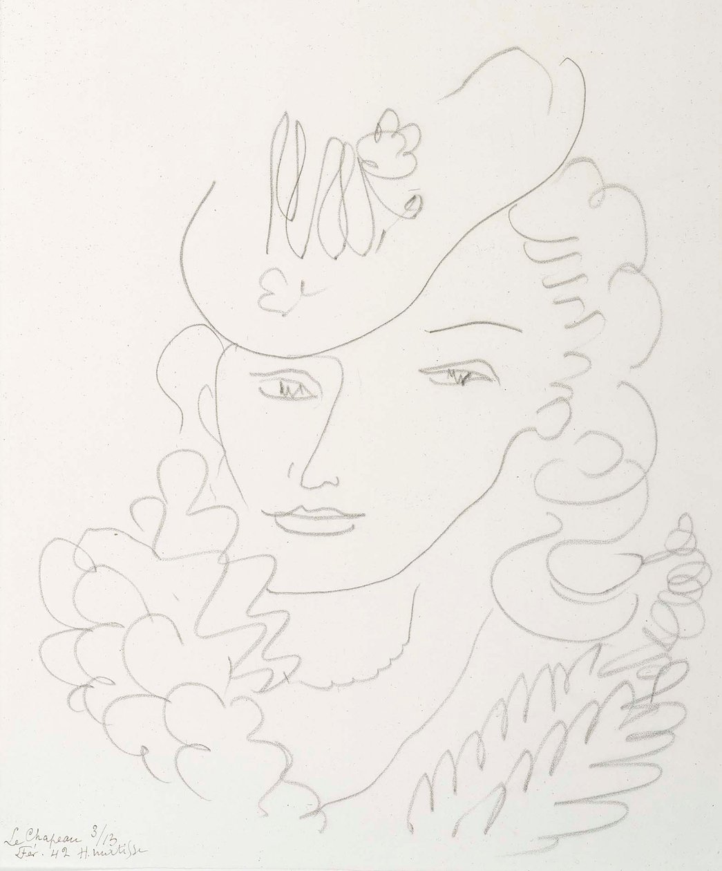 Kvinde med hat af Henri Matisse