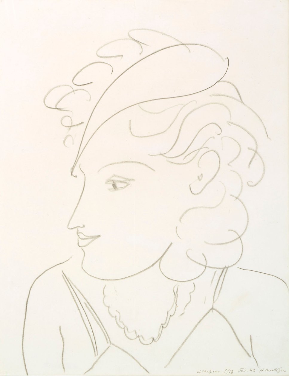 Kvinde med hat af Henri Matisse