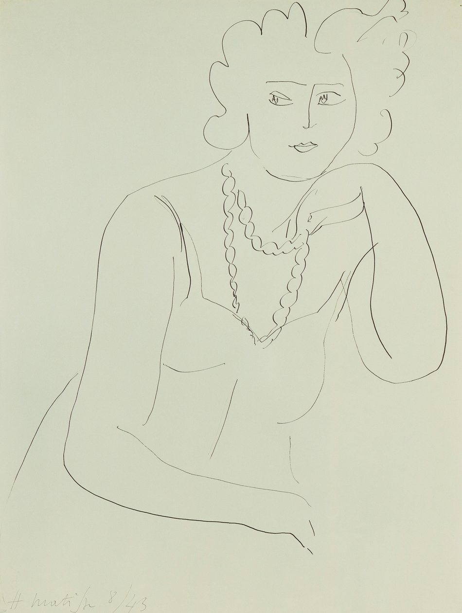 Kvinde med halskæde af Henri Matisse