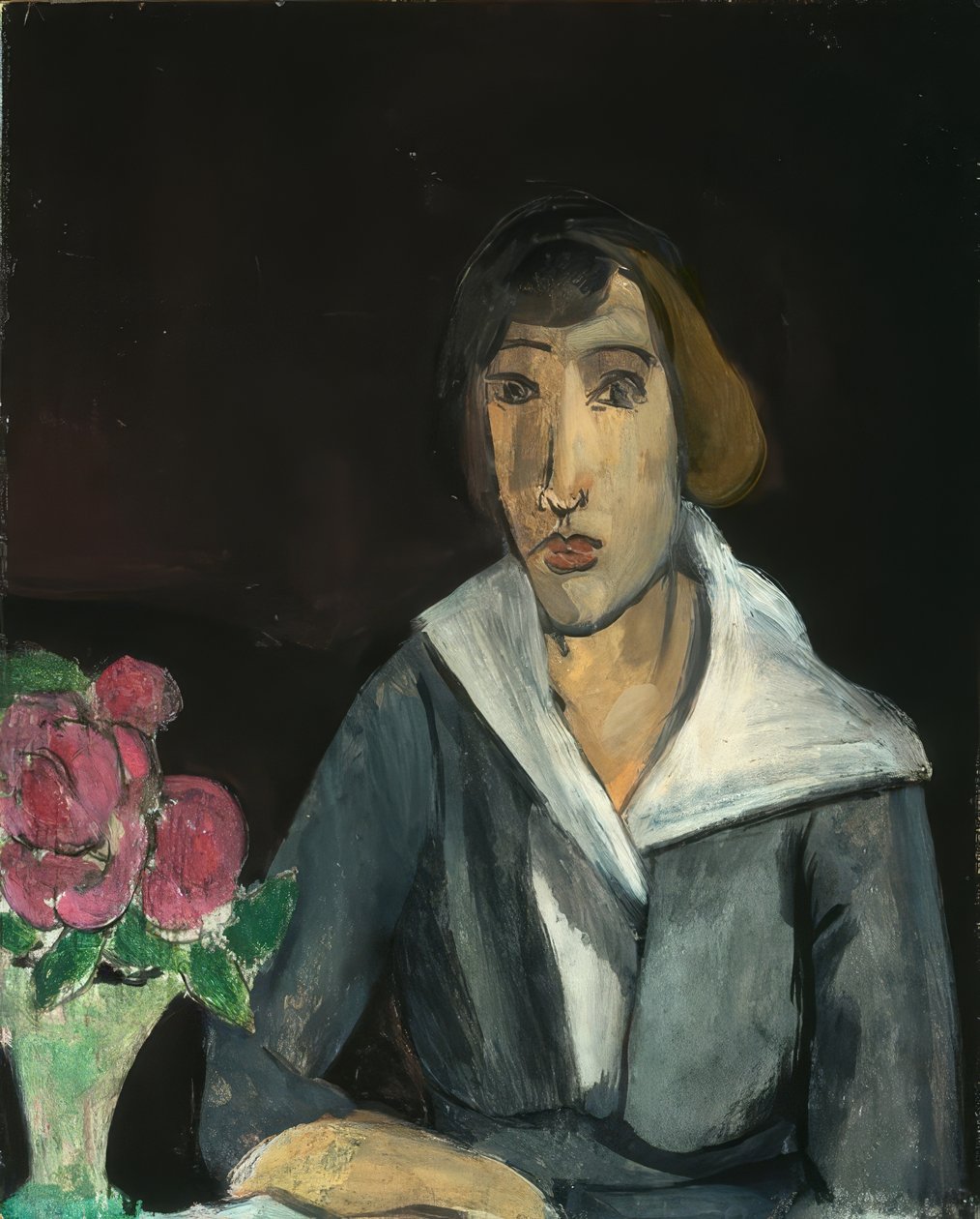 Kvinde med roser af Henri Matisse