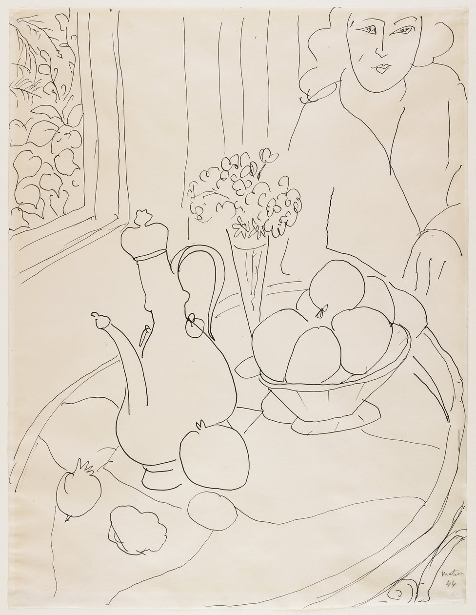 Kvinde med stilleben af Henri Matisse