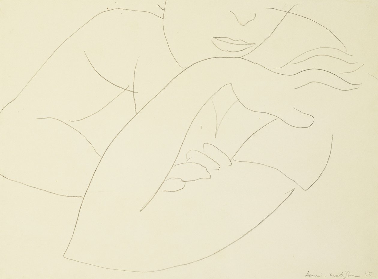 Kvinde med korslagte arme af Henri Matisse
