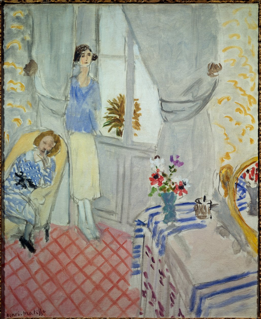 le boudoir 1921 (olie på lærred) af Henri Matisse
