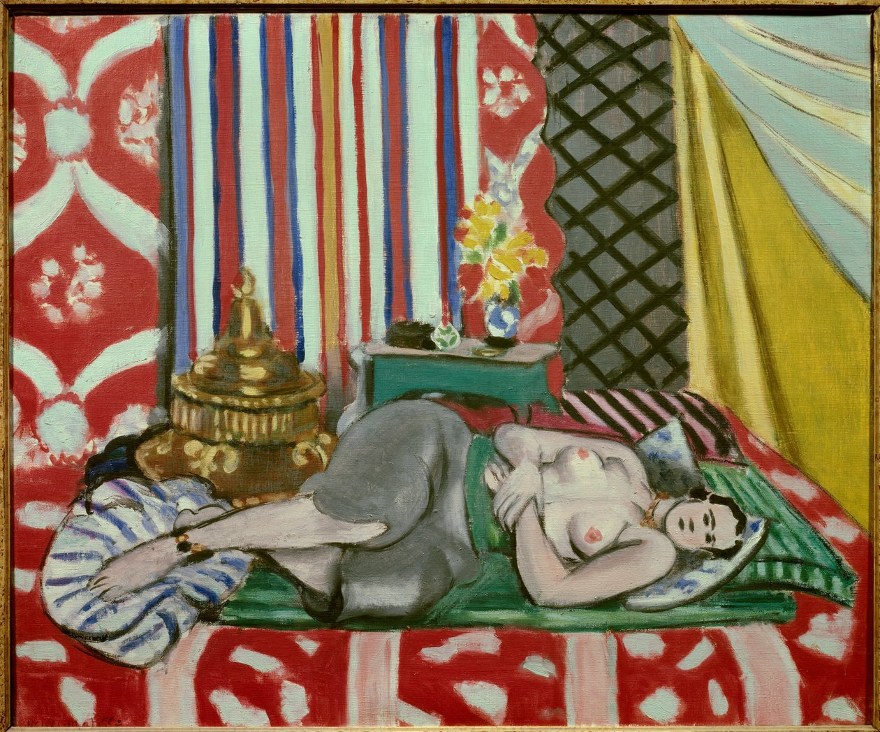 odalisque a la culotte grise 1925 (olie på lærred) af Henri Matisse