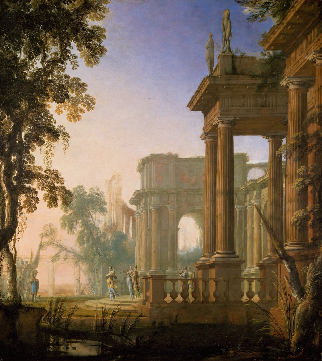 Jefta og hans datter, 1650-1700 af Henri Mauperche