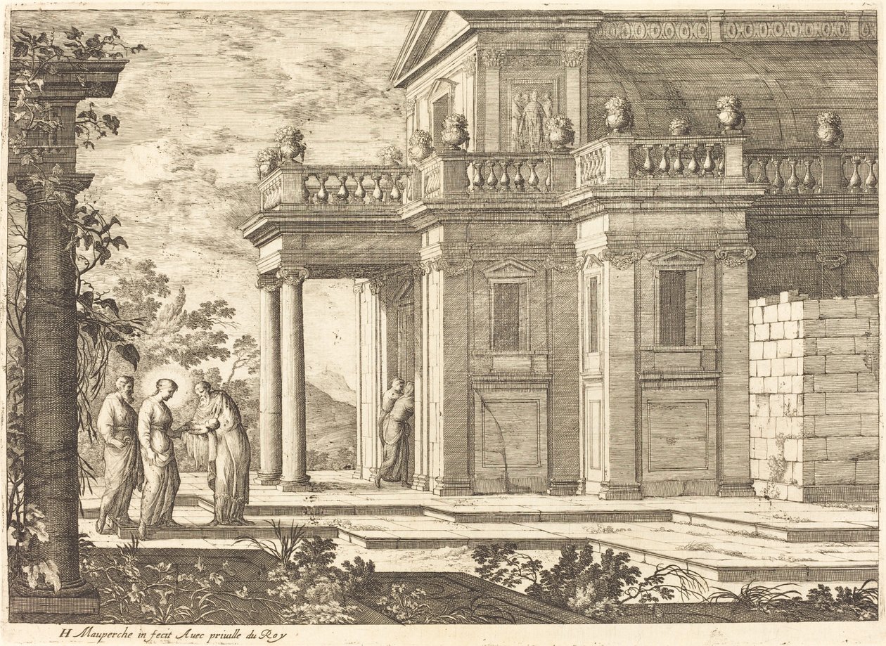 Præsentation i templet af Henri Mauperche
