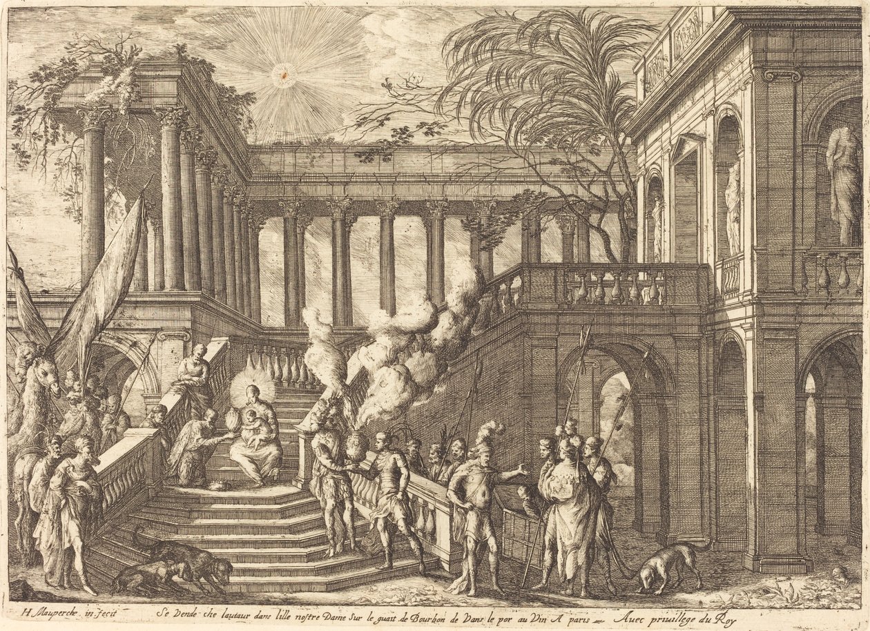 Kongernes Tilbedelse af Henri Mauperche