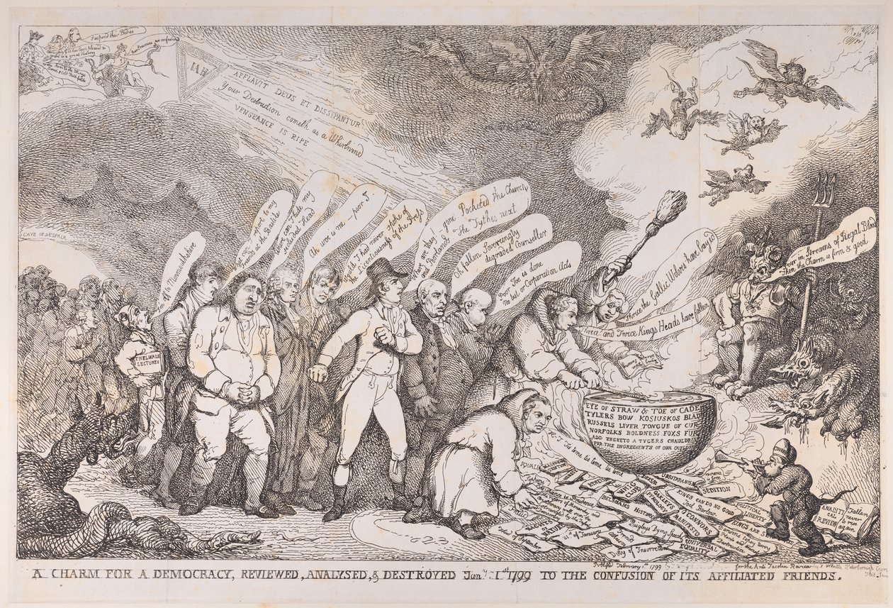En charme for et demokrati, gennemgået, analyseret og ødelagt 1. januar 1799 til konf..., 1. januar 1799. af Henri Merke