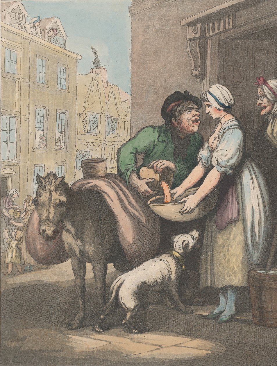 Cries of London, nr. 4: Do You Want Any Brickdust, 20. februar 1799. af Henri Merke