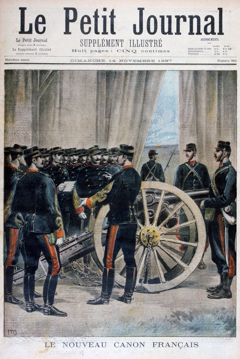En ny fransk kanon, 1897. af Henri Meyer