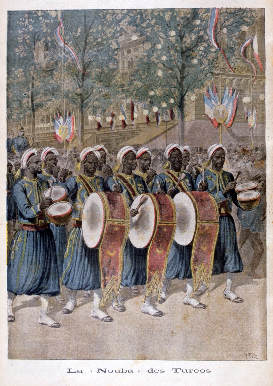 Et regiment af algeriske Turcos, 1896 af Henri Meyer