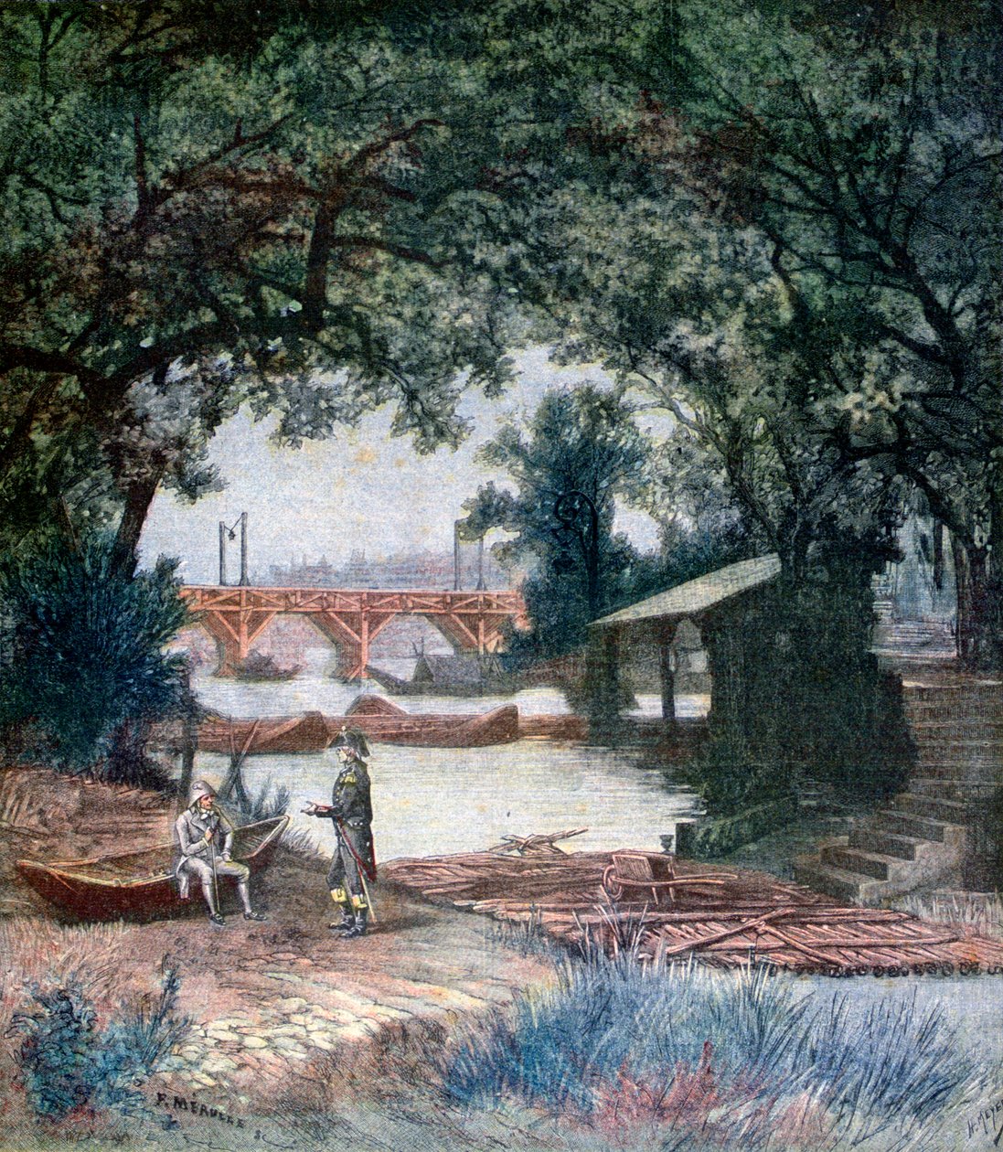 Første akt af Thermidor, af Victorien Sardou, 1891 af Henri Meyer