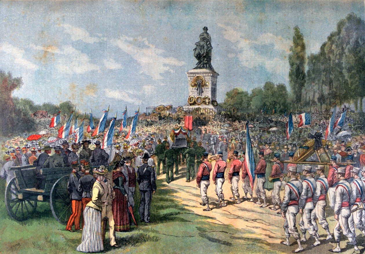 Årsdagen for slaget ved Mars-la-Tour, 16. august 1870, 1892 af Henri Meyer