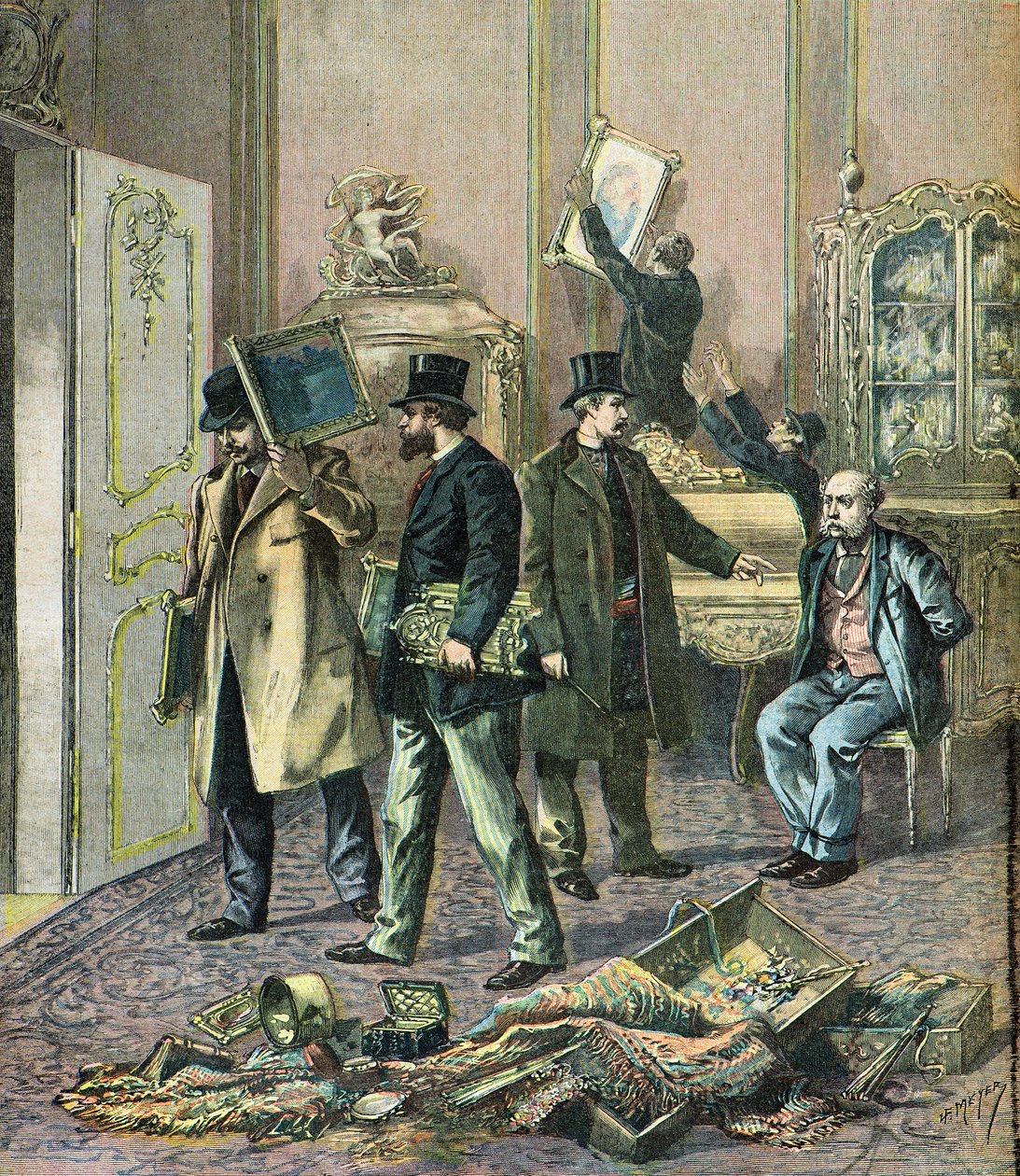 Indbrud i et stort parisisk hotel af Henri Meyer