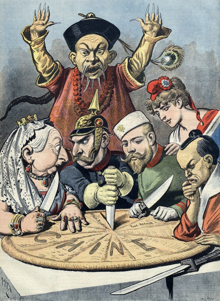 Kinas imperialisme tegneserie af Henri Meyer