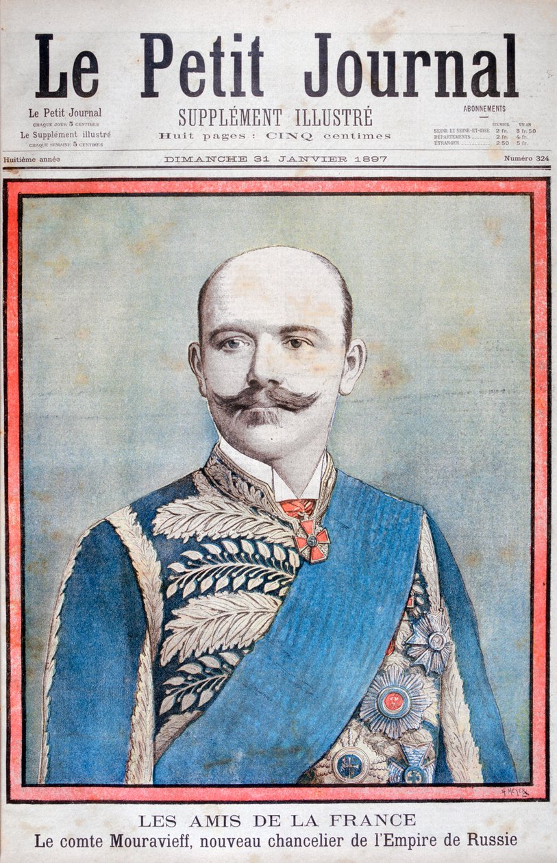 Grev Mouravieff, Ruslands udenrigsminister, 1897 af Henri Meyer